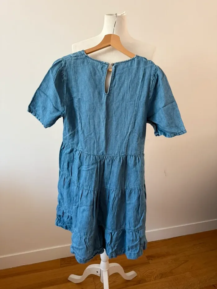 Jolie robe en jean S/36 camaïeu - photo numéro 3