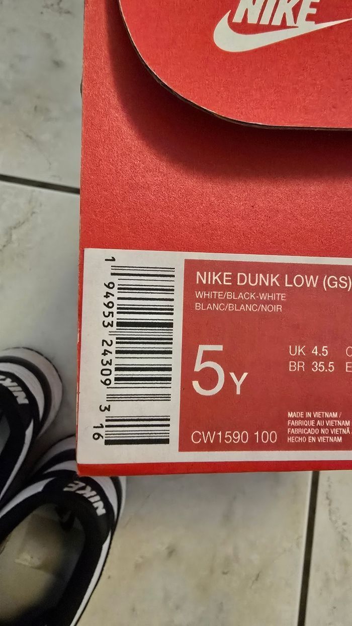 🥰🤩 superbes baskets dunk low NIKE pointure 37.5 unisex 🤩🥰 - photo numéro 9