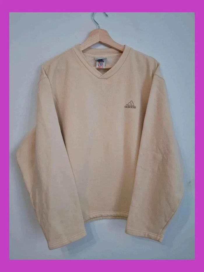 Sudadera vintage 80's Adidas - photo numéro 3