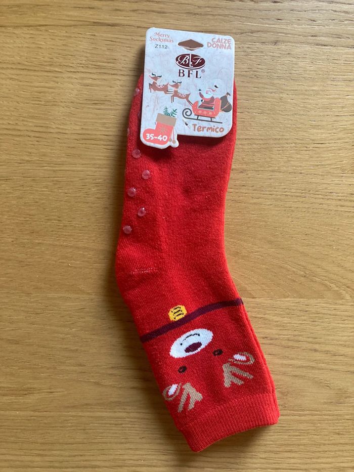 Chaussettes de noël antidérapantes 35-40 neuf