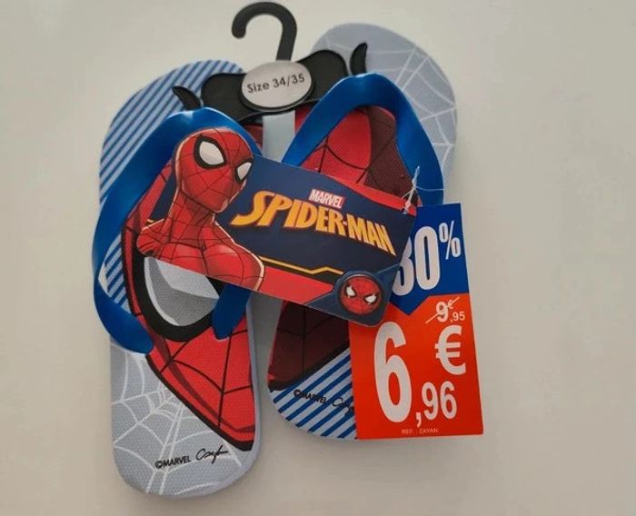 Spiderman tongs neuves - photo numéro 2
