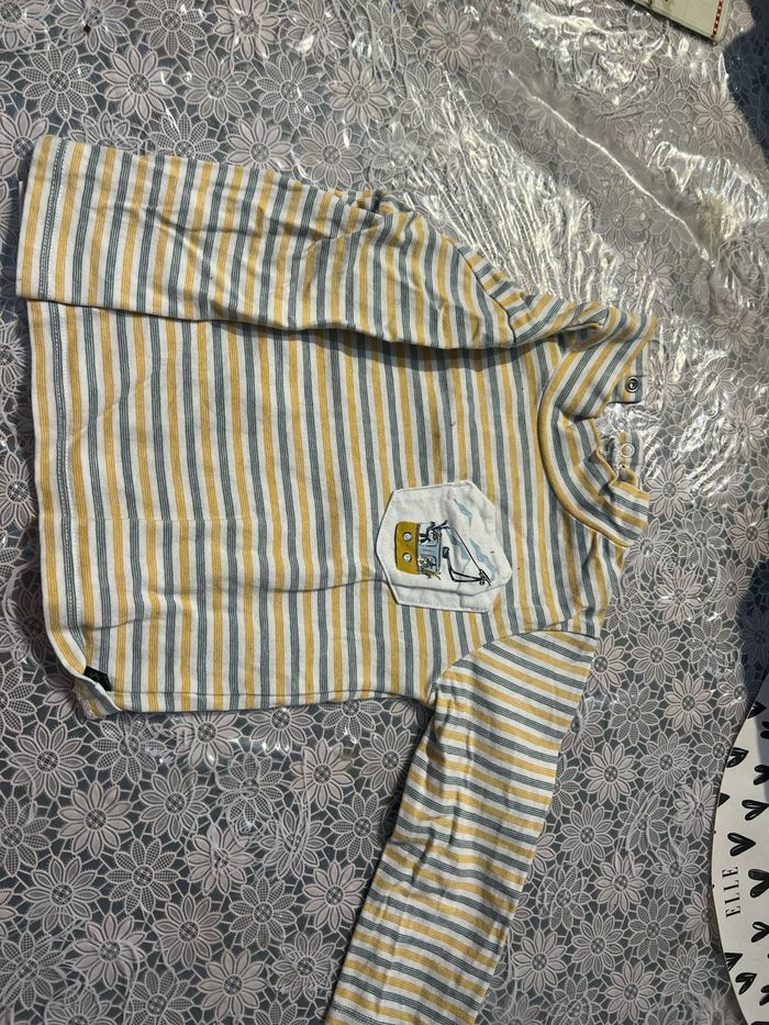 Pull avec un petit téléphérique