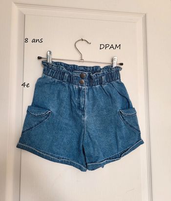 Short jean avec poches dpam 8 ans