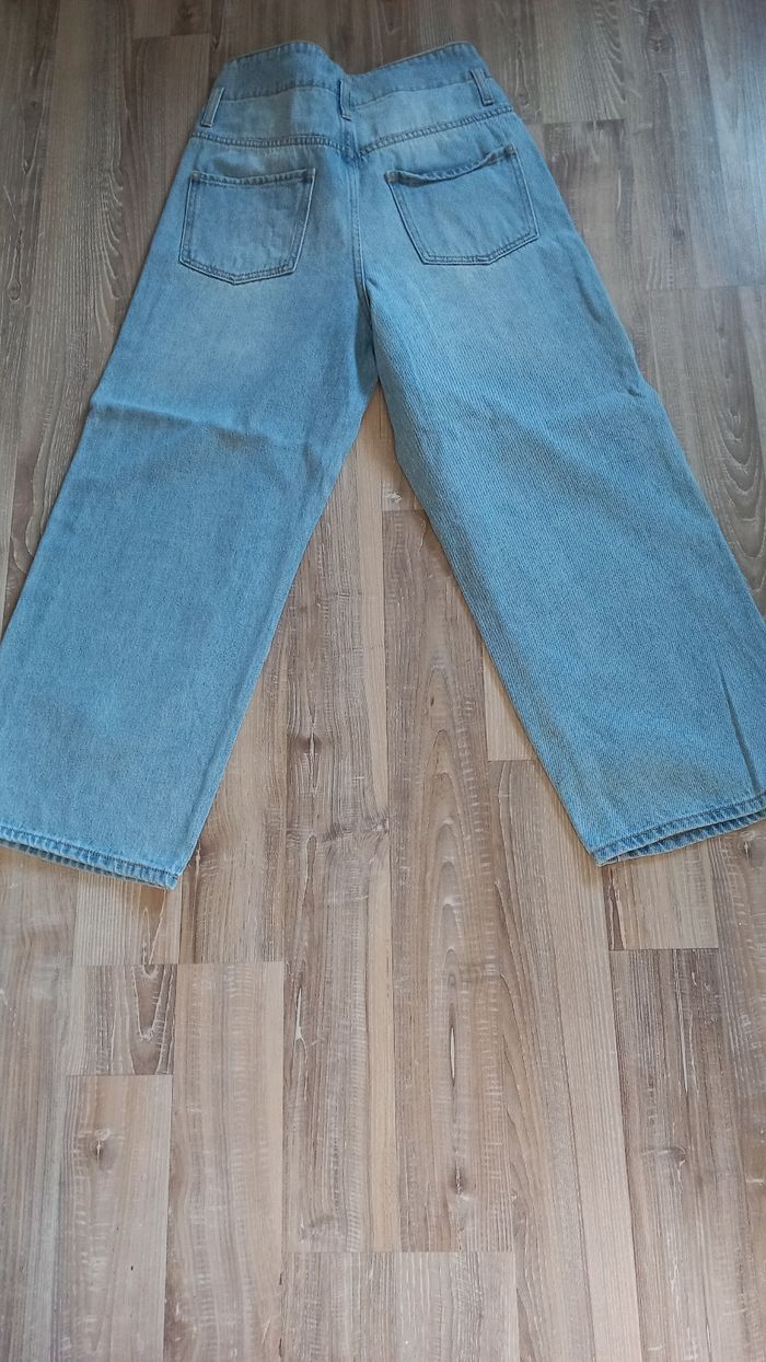 Jean large 7/8e cache cache femme 38 - photo numéro 3