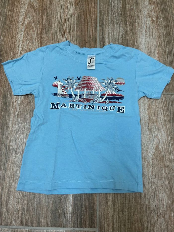 Teeshirt bleu ciel Martinique