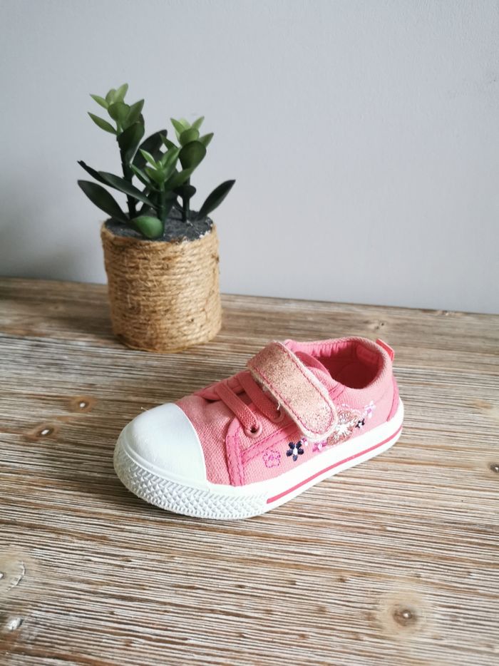 Tennis rose en toile Boîte à Malices Pointure 21 - photo numéro 3