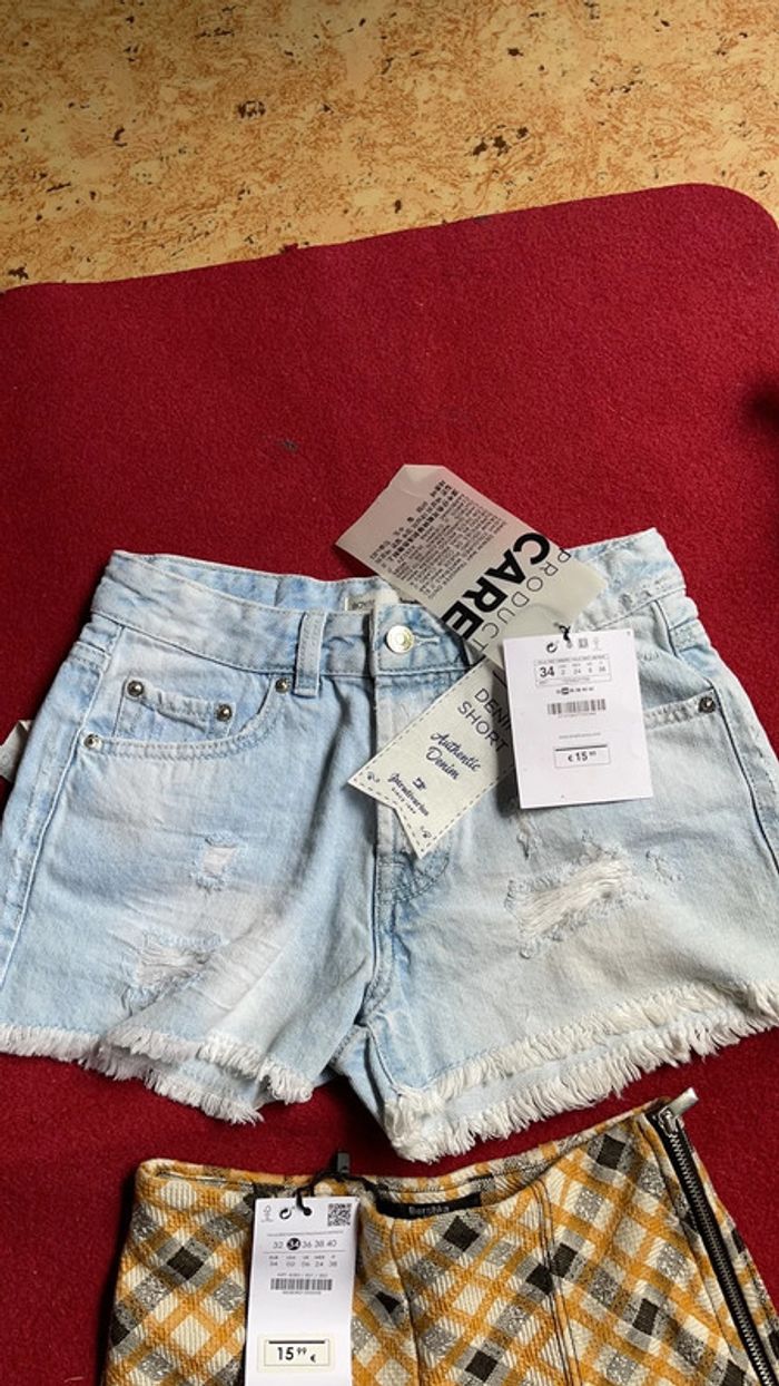 Lot de 2 shorts neufs taille 34 - photo numéro 3