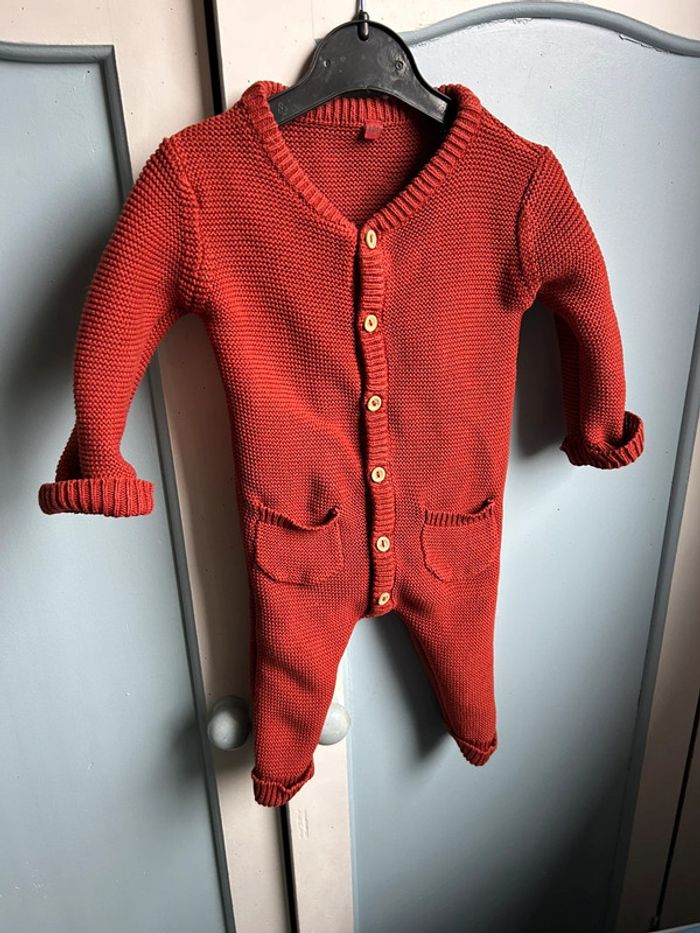 Combinaison maille Marron, 3 mois, zeeman
