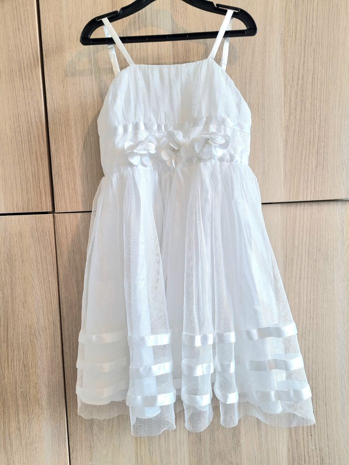 Robe blanche 6 ans