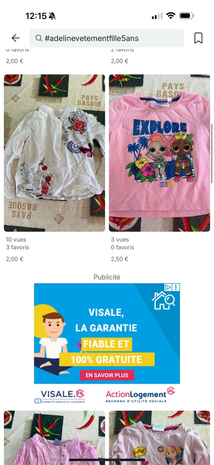 Lot de 25 vêtement fille 5 ans - photo numéro 2
