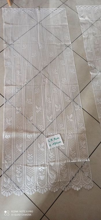 6 rideaux motifs papillon