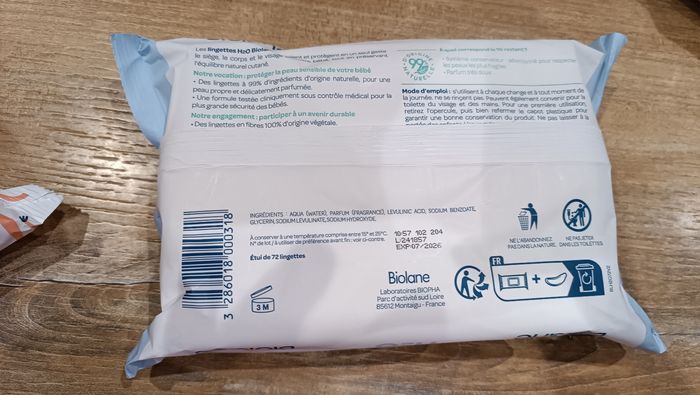 Lingettes Biolane - photo numéro 2