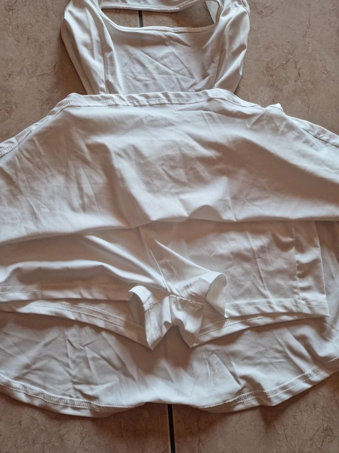 Robe courte sport blanc - photo numéro 3