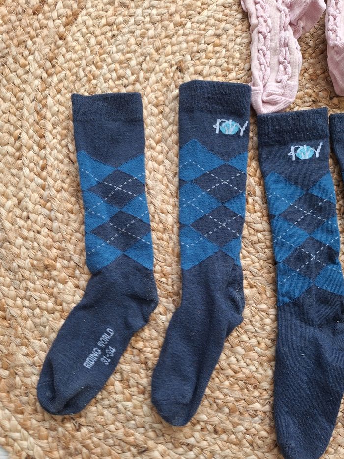 Lot de chaussettes d'équitation 31-34 - photo numéro 2