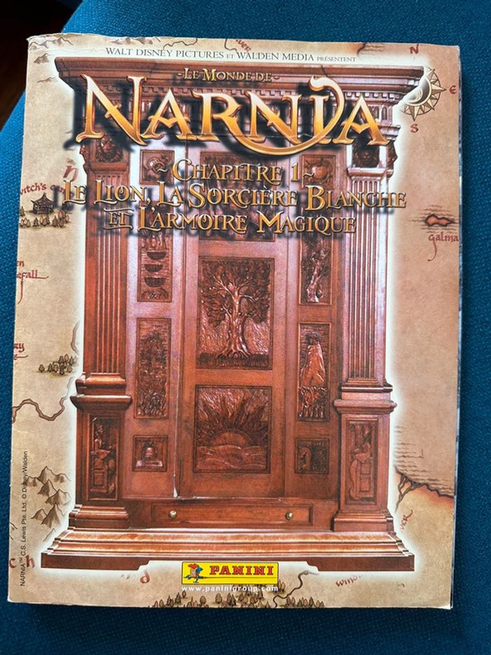 Album livre Panini complet Le Monde de Narnia Chapitre 1 + poster stickers autocollants