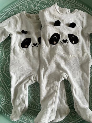 Lot 2 pyjama panda