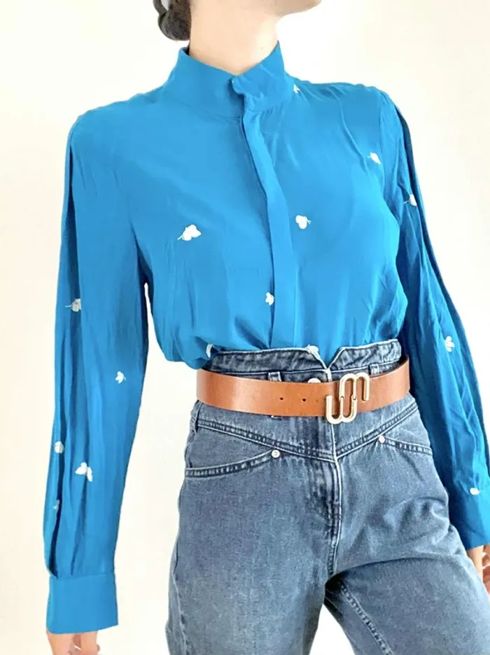 Chemise Galeries Lafayette en excellent état taille 34 - photo numéro 3