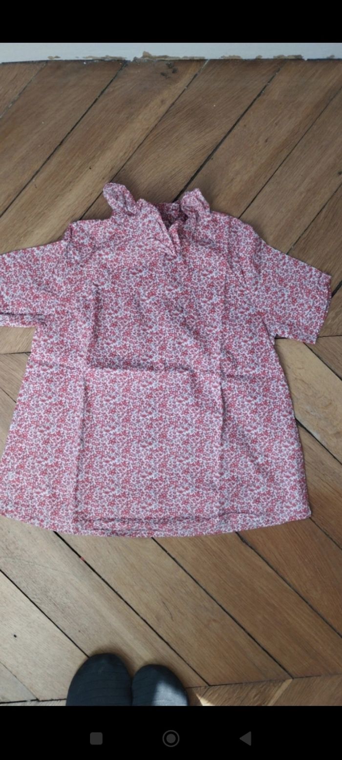 Blouse manches courtes Cyrillus 10 ans