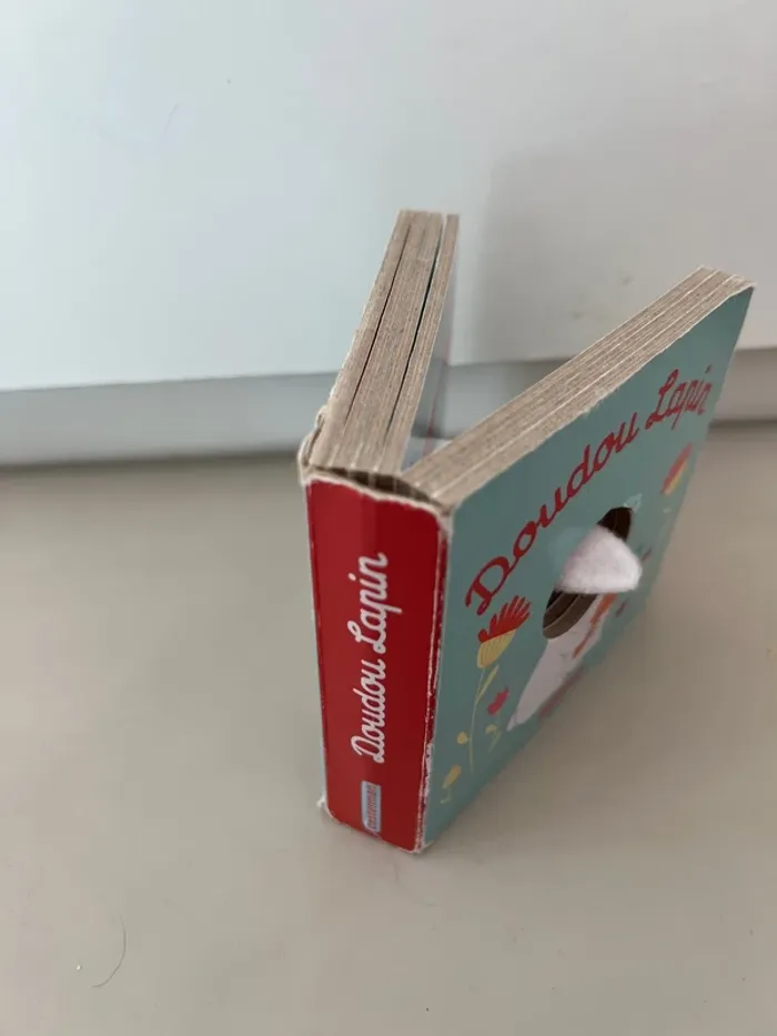 Marionnette Doudou Lapin | Livre et jouet pour tout-petits - photo numéro 3