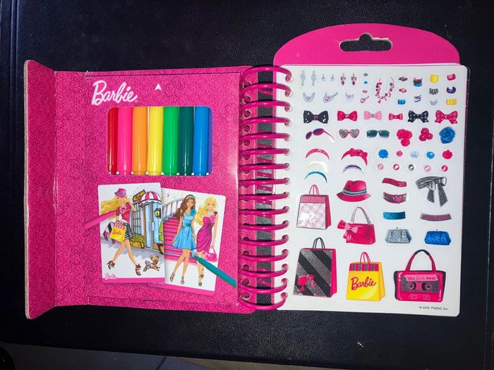 Carnet Notebook Design Mode Barbie - Fashion Mini Sketch Set - photo numéro 3