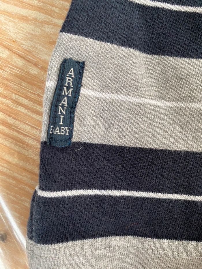 Polo Armani 18 mois gris et marine - photo numéro 8