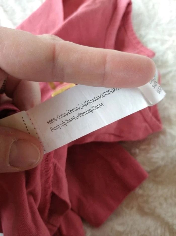 Tee shirt chemise manches longues Fille 3 mois "Mon petit bonheur" Tape à l'œil 100% coton - photo numéro 8