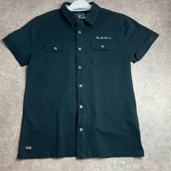 Chemise bleu marine homme terre de marins M