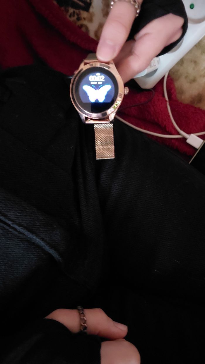 Montre connecté  smart watch papillon