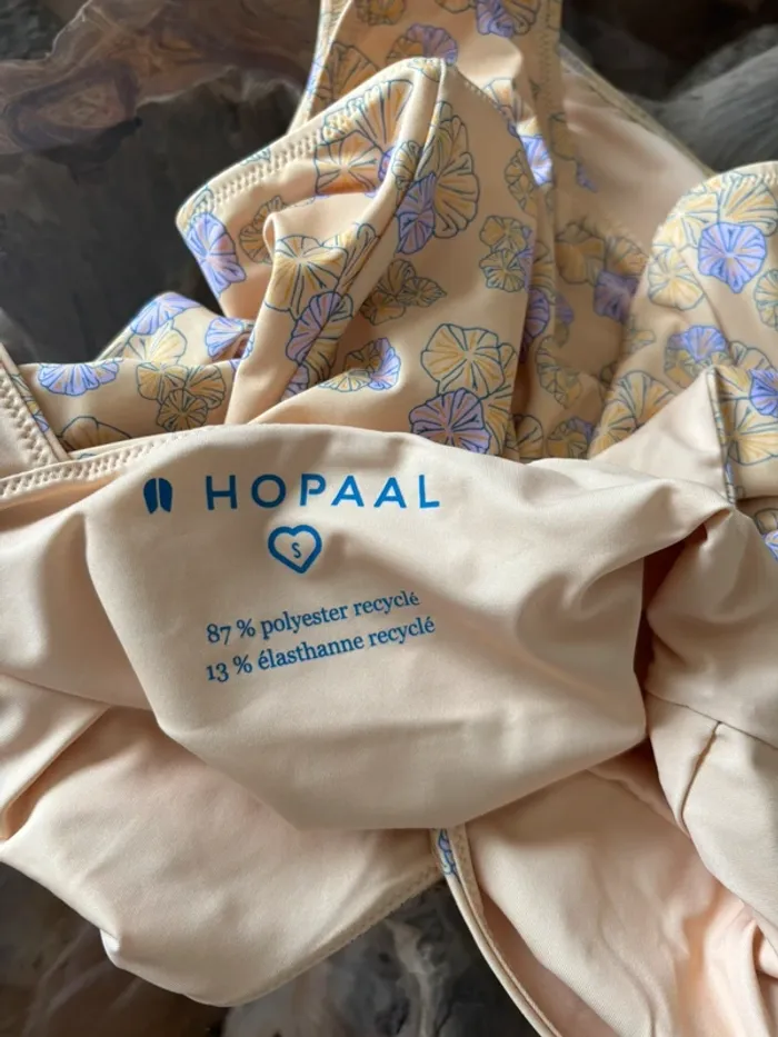 Maillot de bain 1 pièce Hopaal Rivage jaune vanille S - photo numéro 7