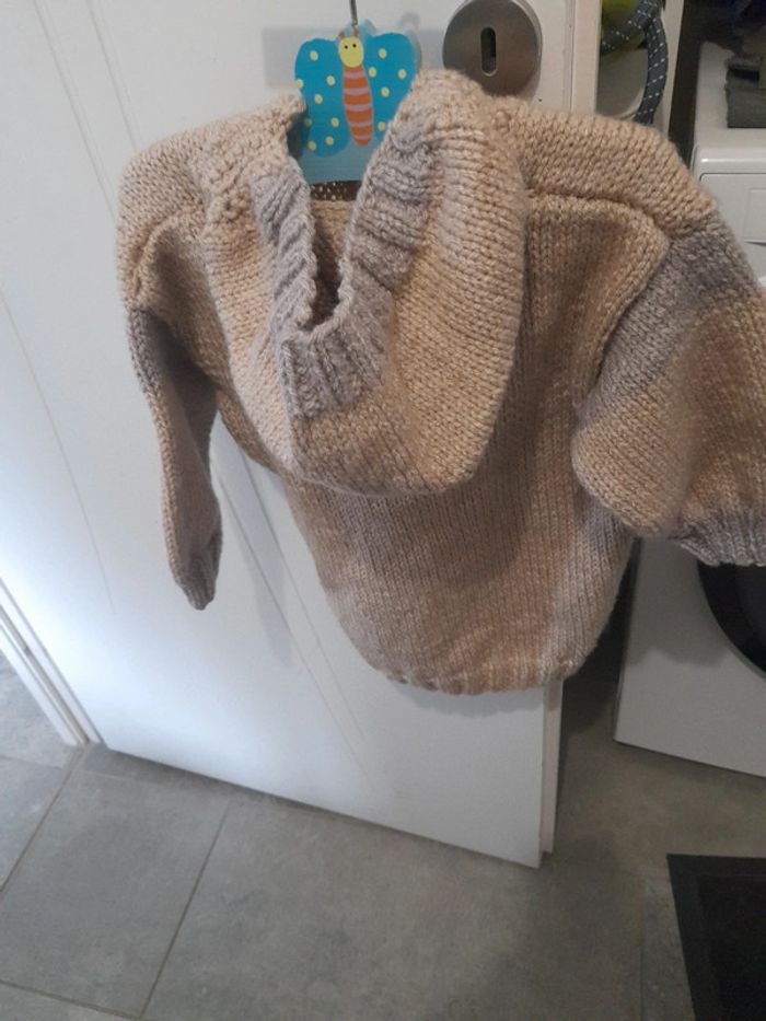 Pull en laine garçon chaud - photo numéro 4