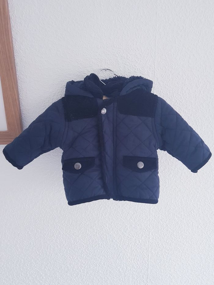 Kiabi - Veste / manteau à capuche - Intérieur fourré aspect mouton - photo numéro 2