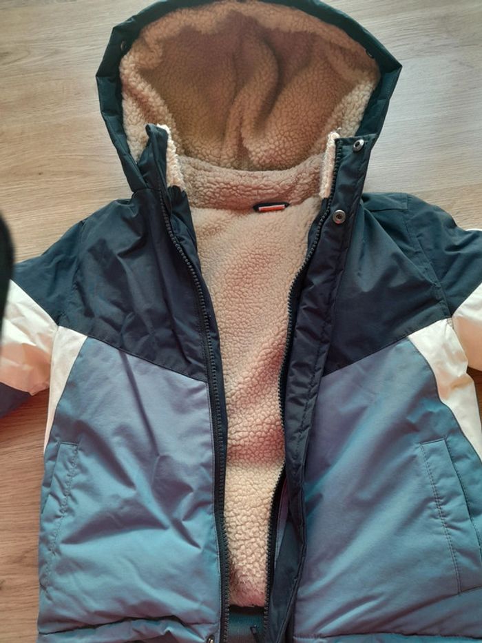 Doudoune impermeable molletonné garçon 6 ans - photo numéro 2