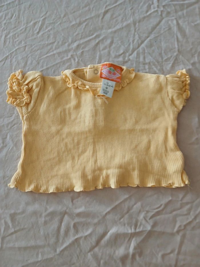 Tee-shirt manches courtes 6 mois - photo numéro 2