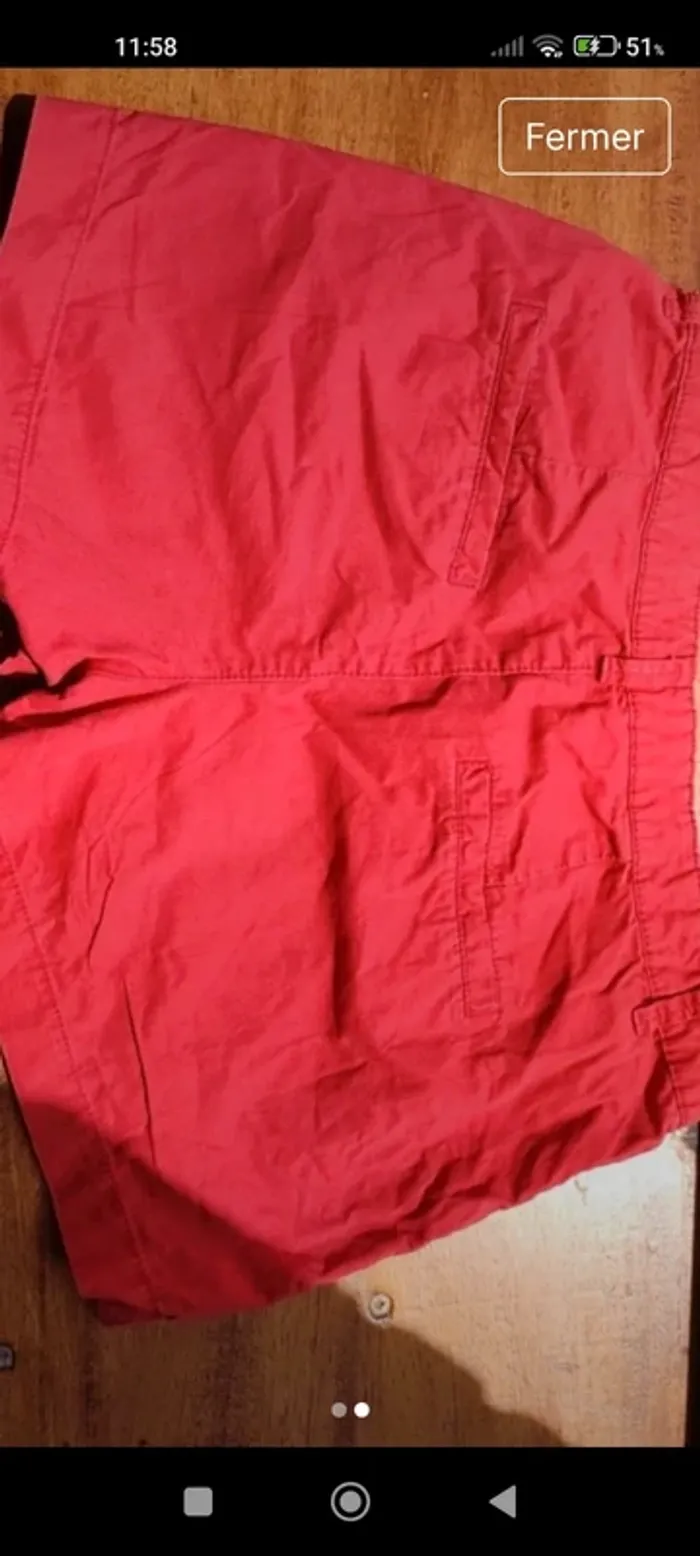 Short rouge - photo numéro 2
