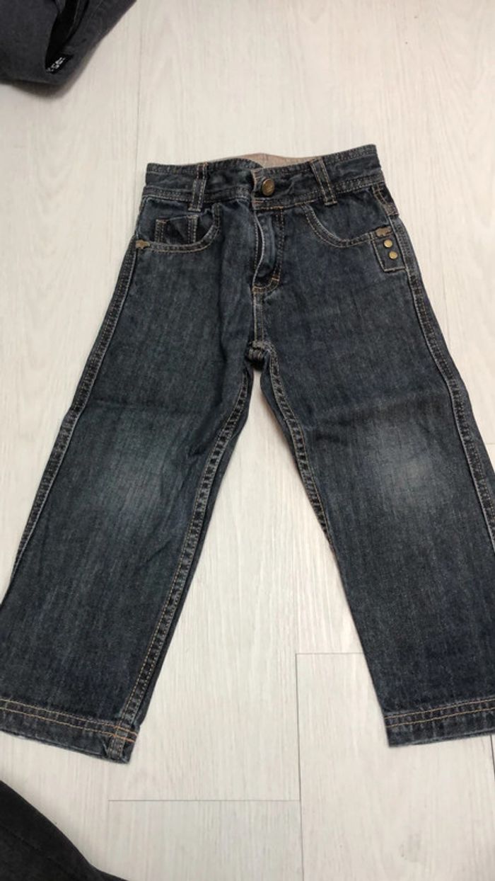 Jean bleu fonce sergent major 3 ans