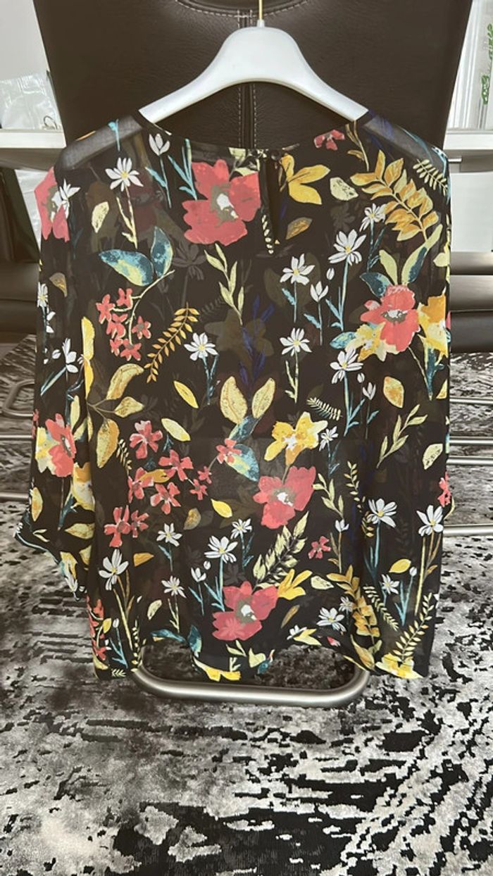 Blouse only motif fleurs - photo numéro 2