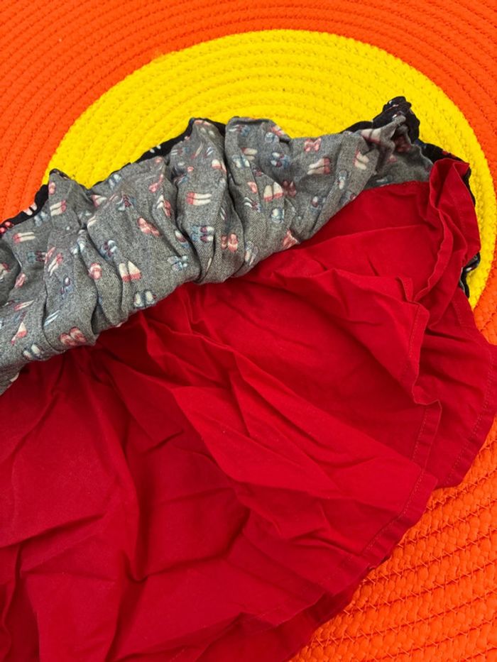 Jupe 4 ans doublée taille elastiquée absorba - photo numéro 4