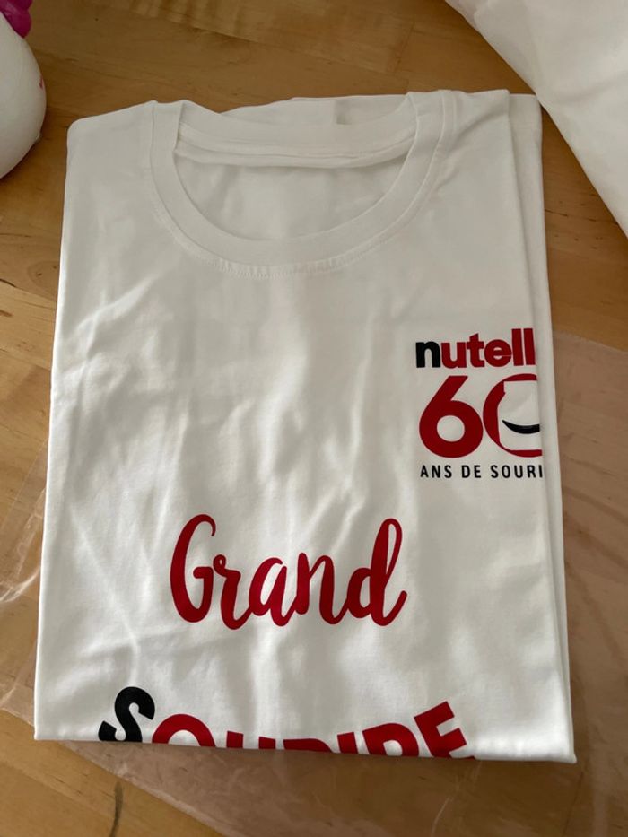 Duo de tee shirts nutella parent enfant - photo numéro 3