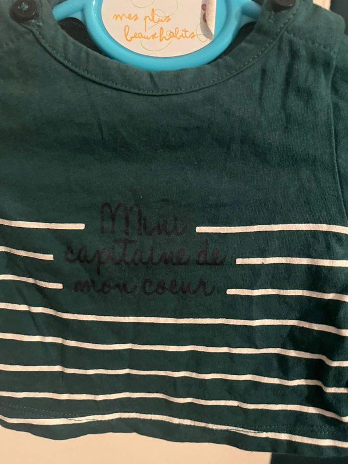 Très beau tee shirt à longue manche pour bébé garçon - photo numéro 2