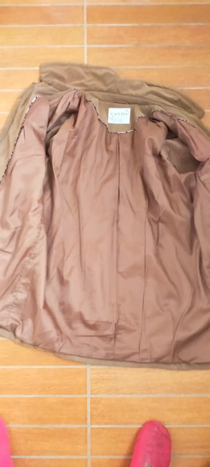 Manteau femme marron marque Canda - photo numéro 2