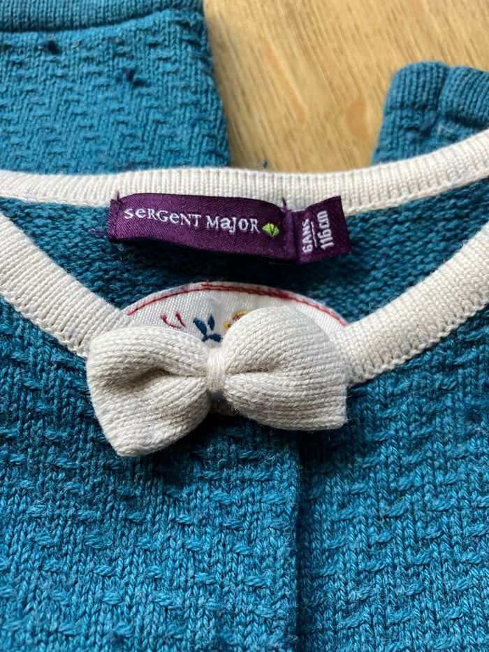 Joli gilet bleu fille 6 ans - photo numéro 4