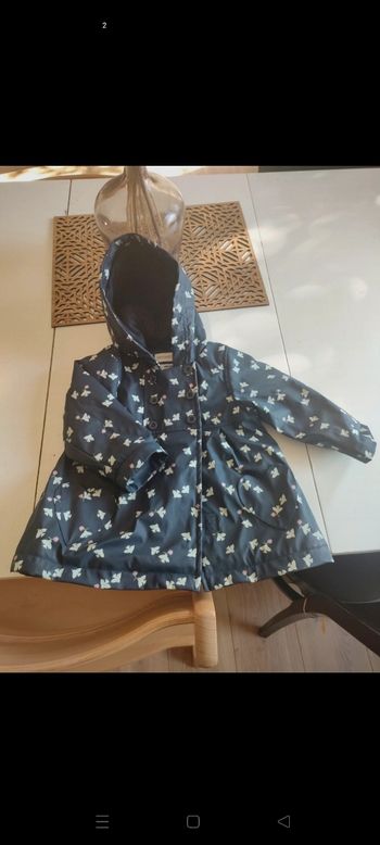 Imperméable fille 12 mois