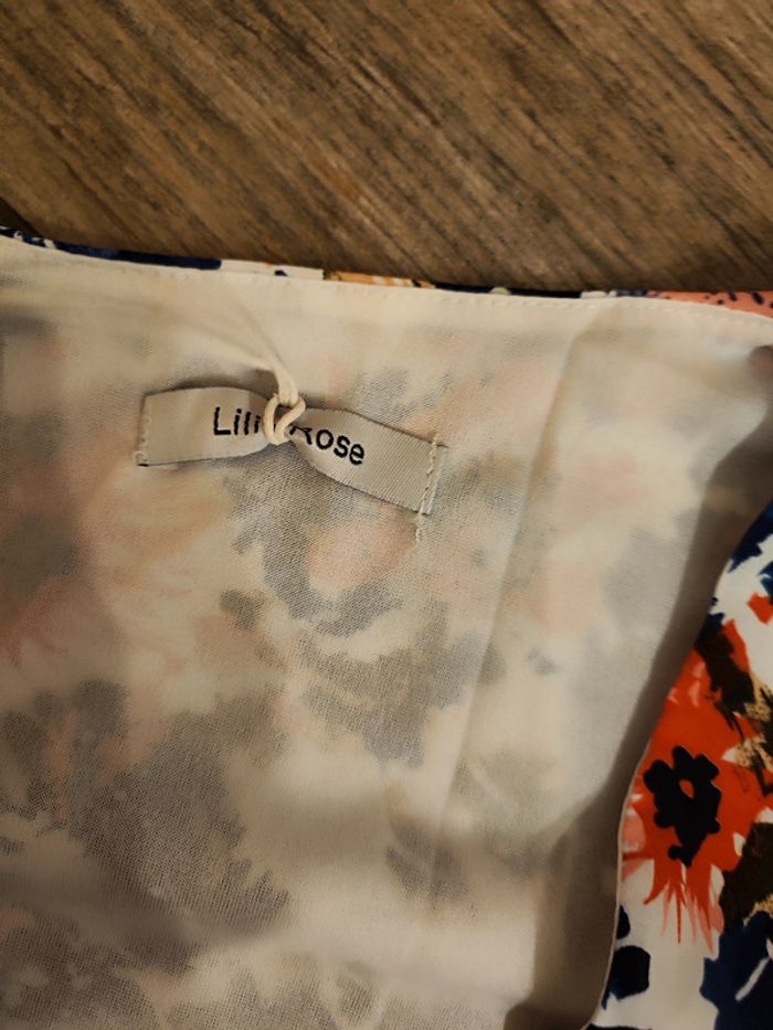 Combinaison fleurs bleu rose Lilie Rose Taille M/L - photo numéro 4