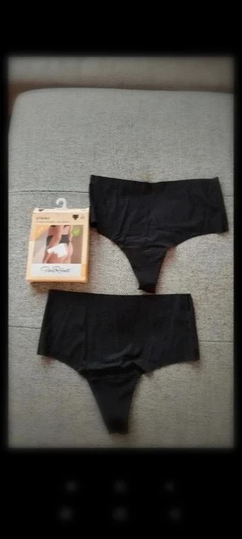 Lot de 2 strings noir taille 30/32