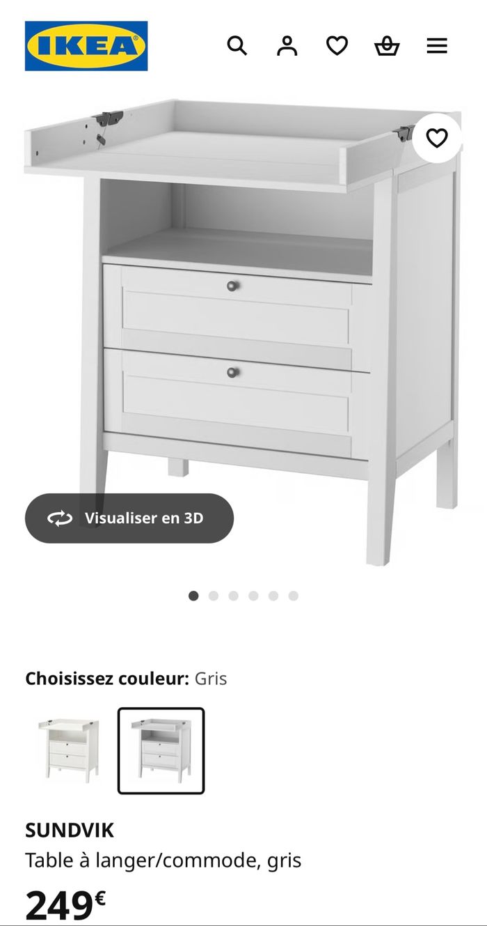 Chambre bébé IKEA SUNDVIK - photo numéro 2