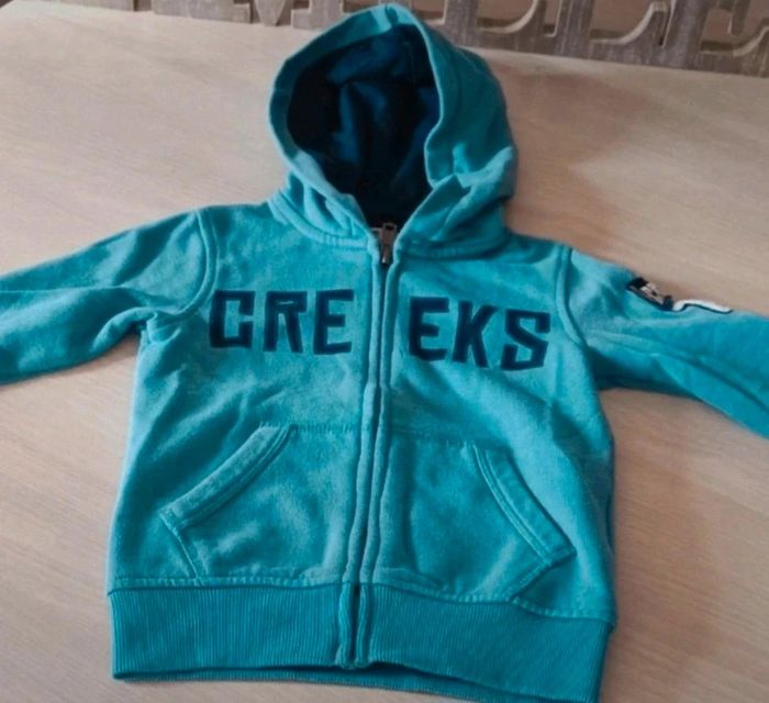 Veste zippé bleu garçon 3ans Creeks