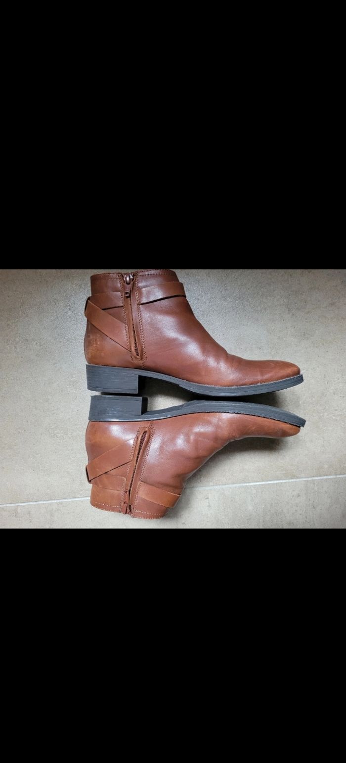 Boots geox respirant cuir taille 37