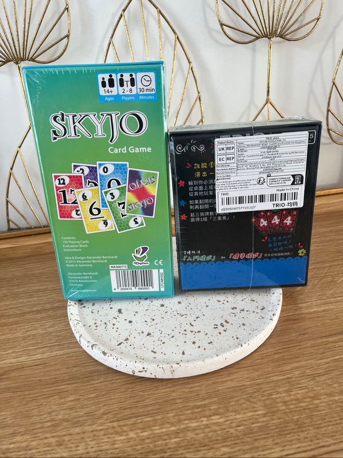 Skyjo et Trio ! jeux de cartes neuf - photo numéro 2