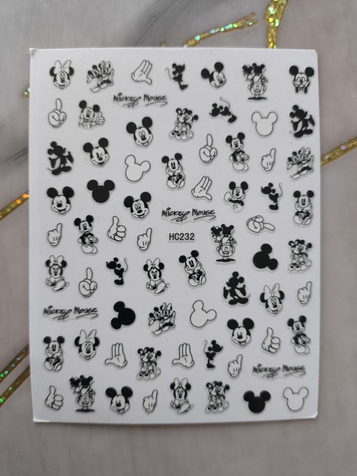 Stickers ongle Mickey