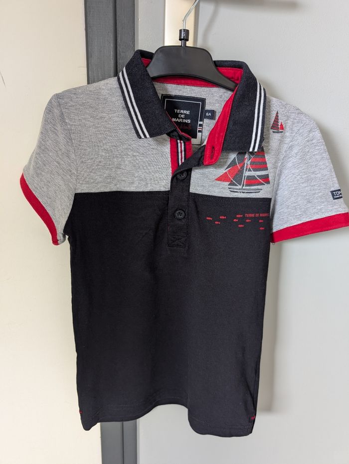 Polo garçon terre de marins 6 ans